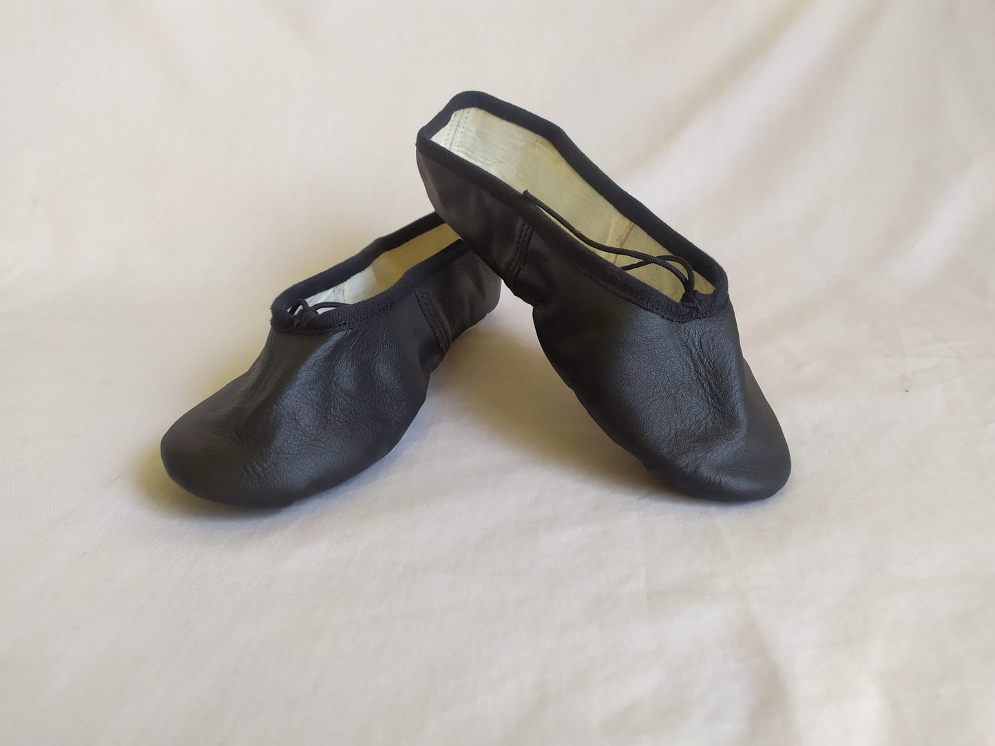 Demi-pointe leather - black