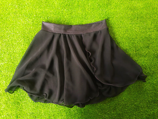 Chiffon wrap skirt on lycra band